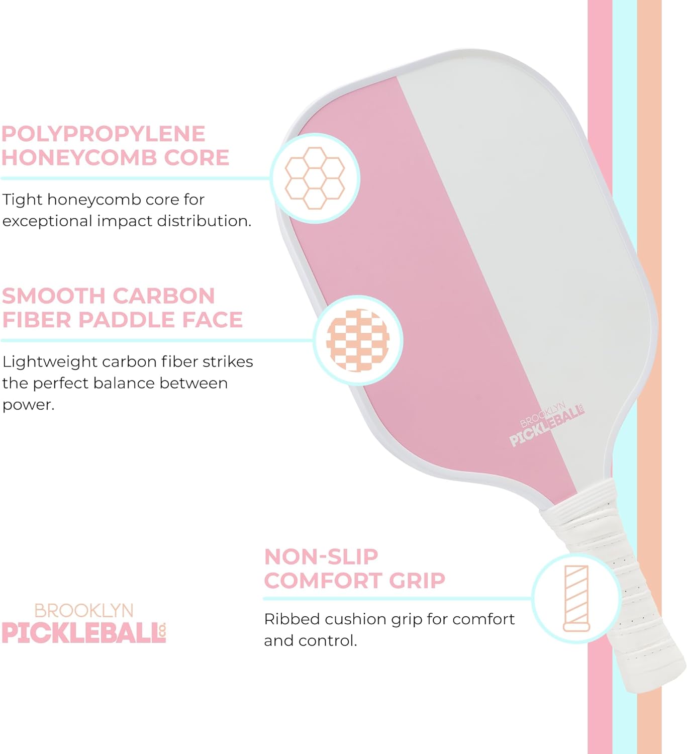 Pink Pickleball Paddle Set