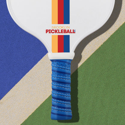 White Retro Stripe Paddle