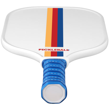 White Retro Stripe Paddle