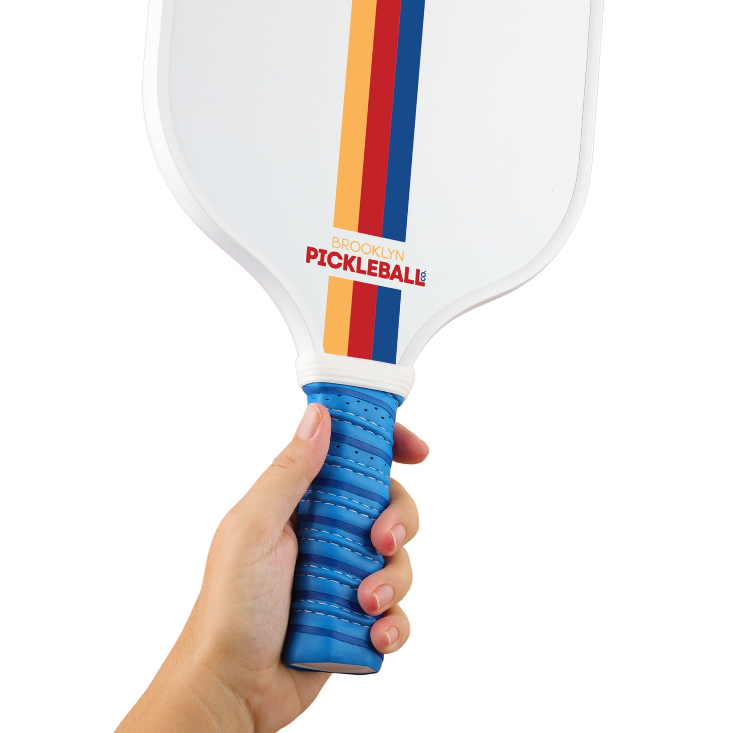 White Retro Stripe Paddle