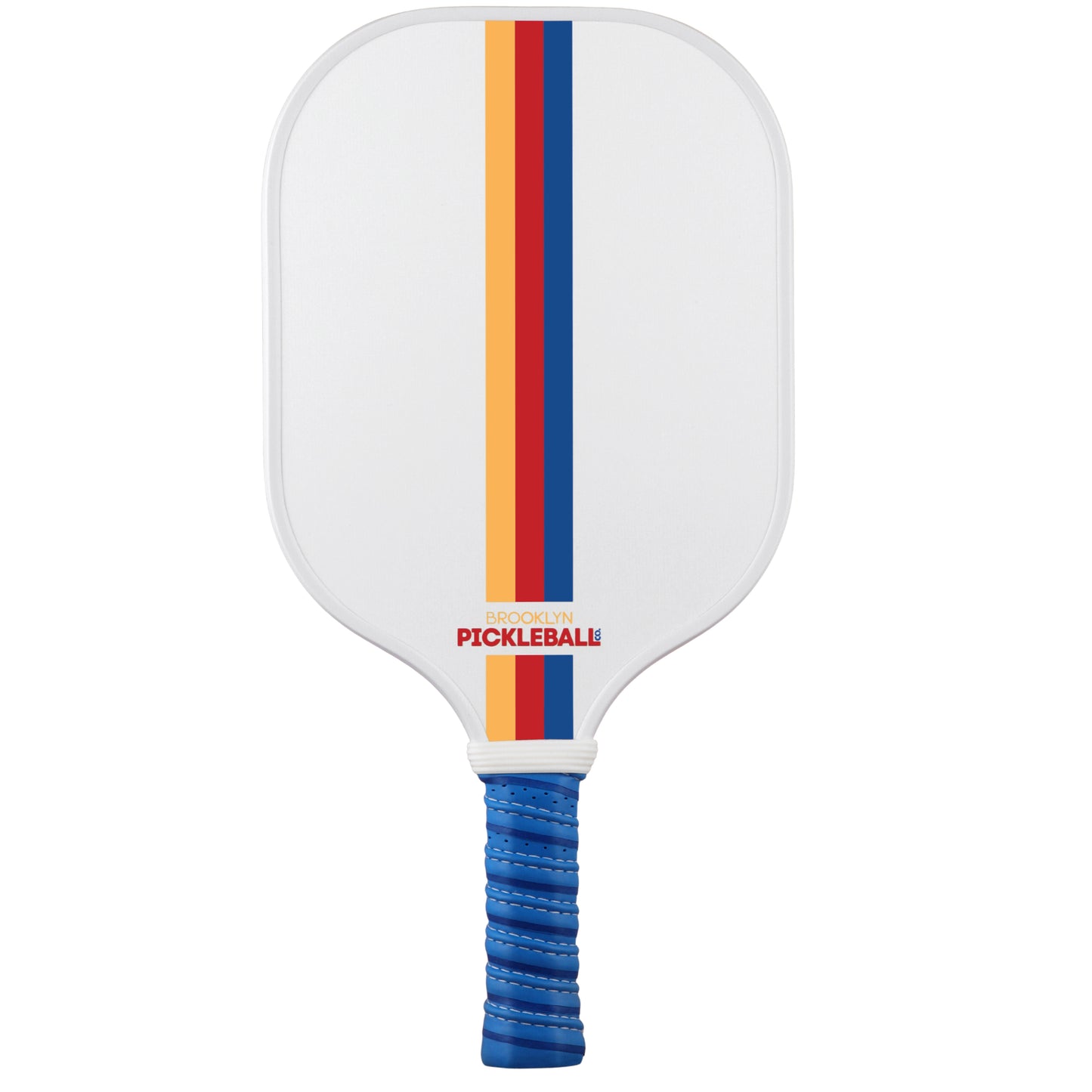 White Retro Stripe Paddle